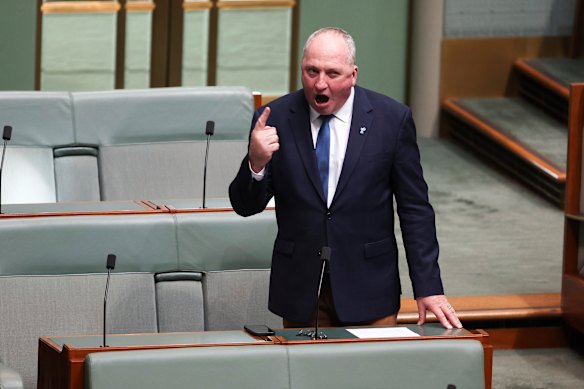 Nationals MP Barnaby Joyce joined a chorus of voices slamming the redesign’s cost. 