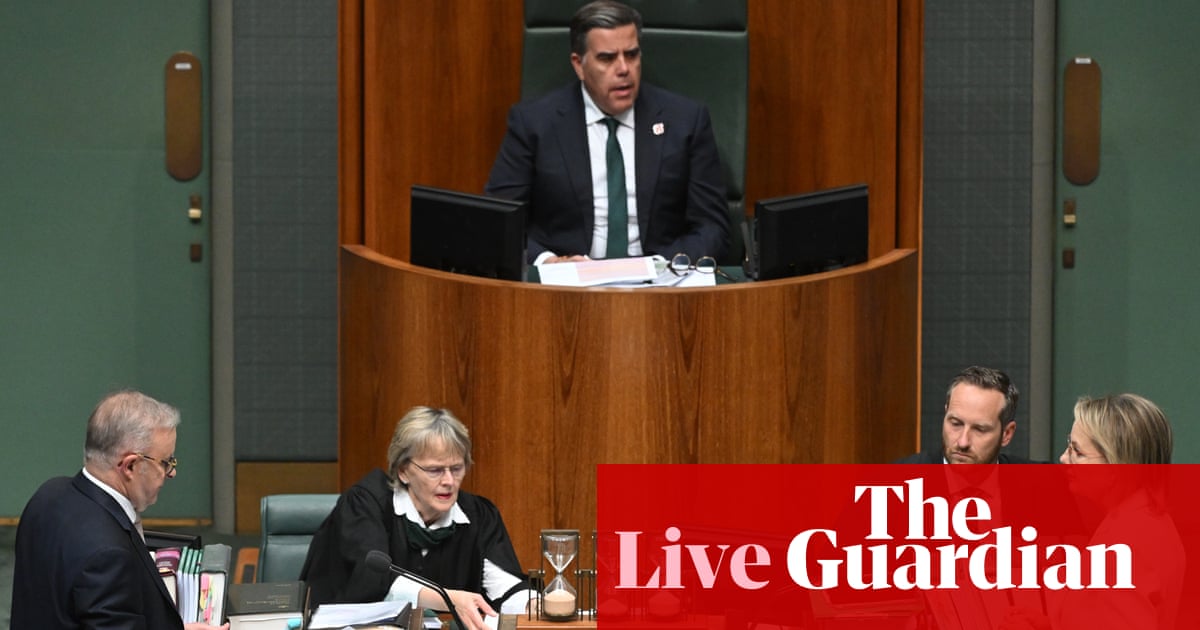 Australia politics live: ejections, Mamdani and a ‘temple of doom’ quip in final question time of sitting week | Australia news