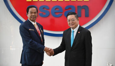 Secretary-General of ASEAN receives the First Vice President of the National Committee for Disaster Management of the Kingdom of Cambodia