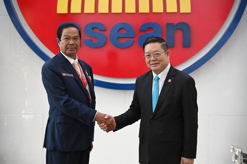 Secretary-General of ASEAN receives the First Vice President of the National Committee for Disaster Management of the Kingdom of Cambodia