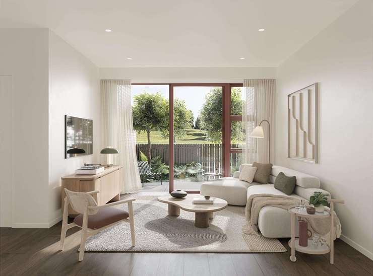 An artist's impression of Ido Drent's Olympus development in Auckland's Mount Albert. The project is due to finish at the end of the year. Photo / Supplied