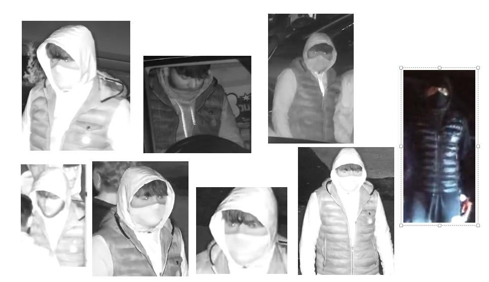 Police have released images of a man they want to speak to in relation to the incident