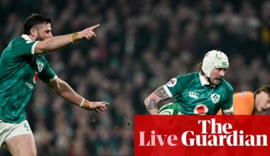 Ireland v Australia: Autumn Nations Series rugby union – live | Autumn Nations Series