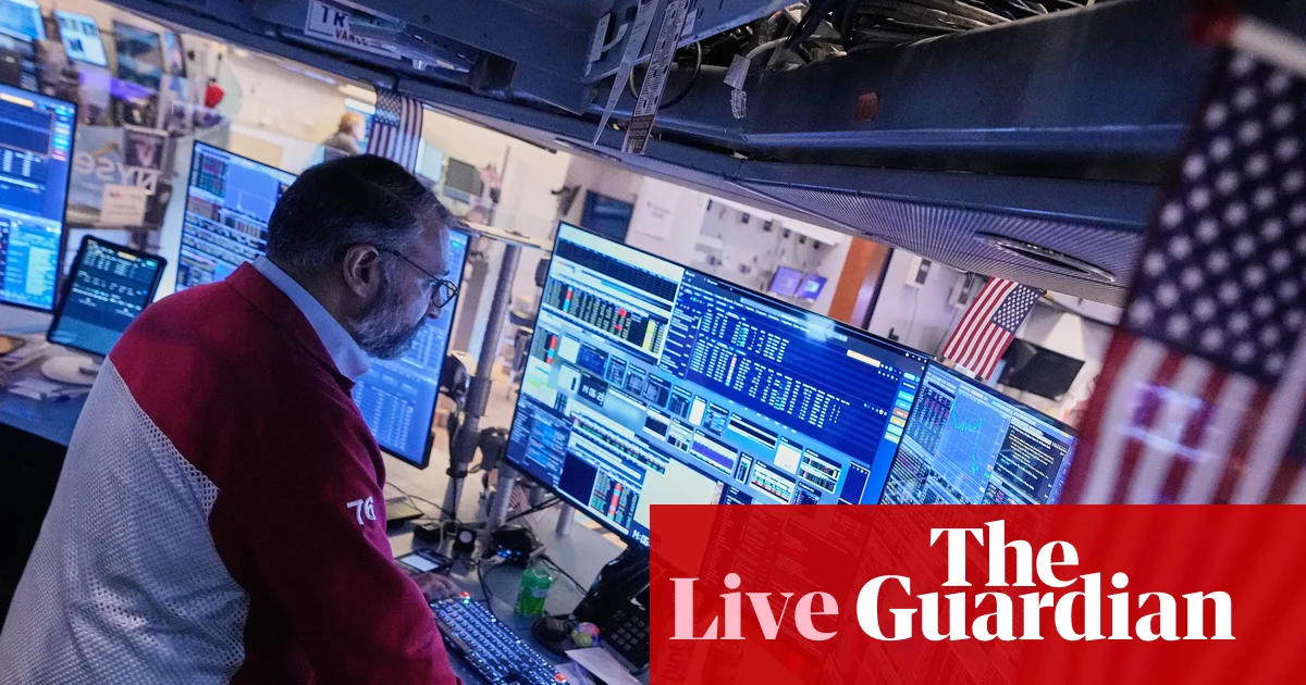 Stock markets drop amid jitters over US economy and tech valuations – business live | Business