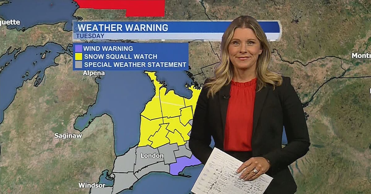 Watches and warnings in effect as up to 10cm of snow expected before Thursday morning - CTV News