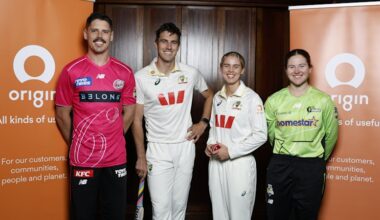 Cricket Australia unveils new energy deal with Origin to replace Alinta