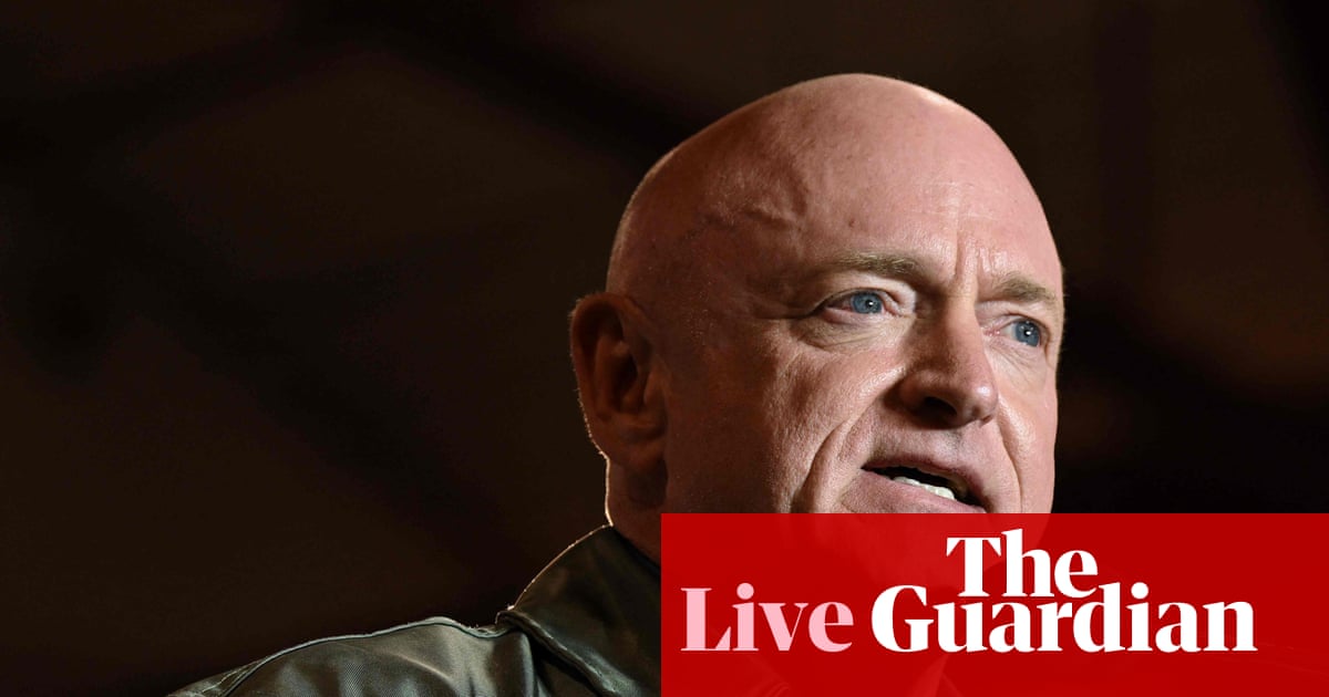 ‘It’s about intimidation’: senator Mark Kelly calls out Trump’s department of defense for investigating him – live | Trump administration