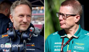 Christian Horner and Andy Cowell