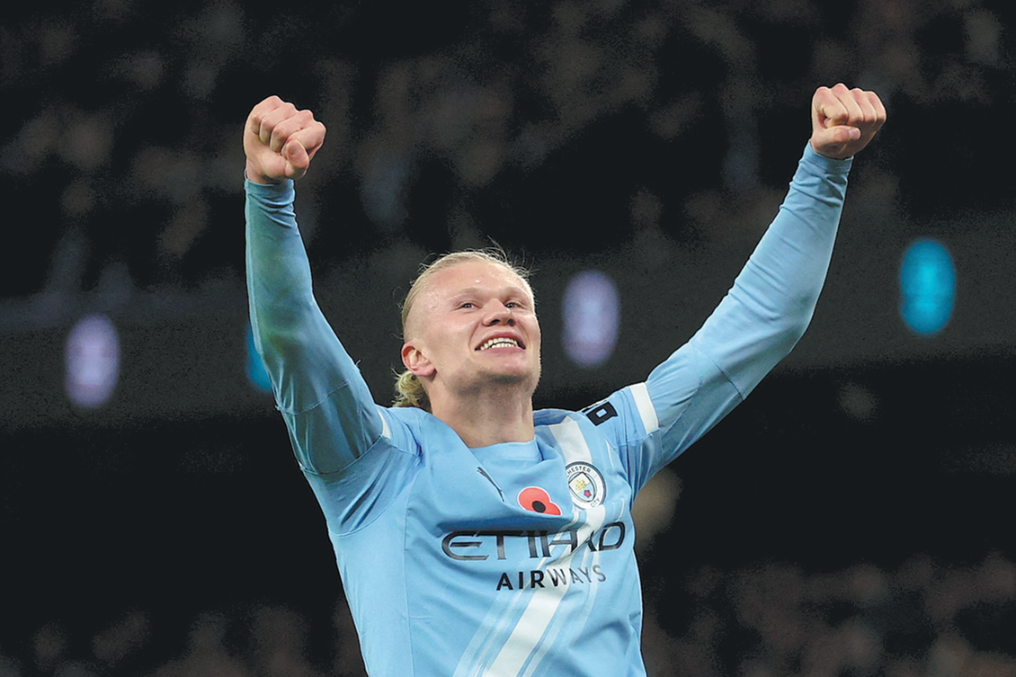 City lifted by Haaland double