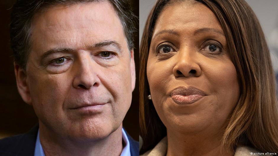 US judge drops cases against James Comey, Letitia James – DW – 11/24/2025