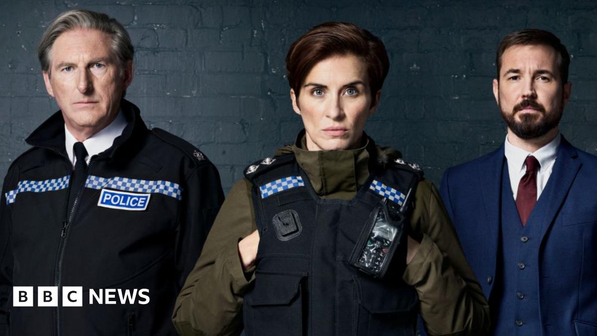 Adrian Dunbar, Vicky McClure and Martin Compston