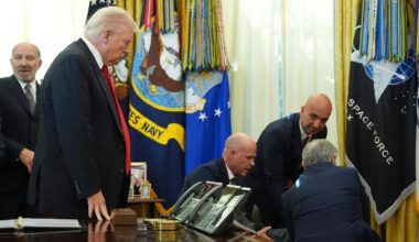 Oval Office medical emergency: Donald Trump announcement halted as man faints