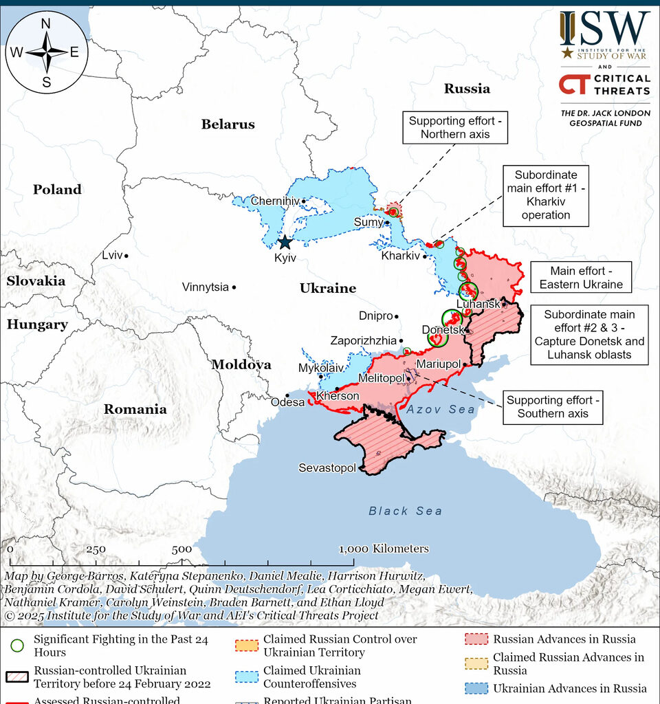 ISW Russian Offensive Campaign Assessment, Map and Update, November 3, 2025