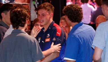 West Coast select Willem Duursma with pick No.1 but Essendon Bombers make a splash selecting Sullivan Robey and Dyson Sharp; Richmond Tigers pick Sam Cumming and Sam Grilj