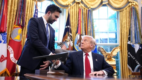 'You think President Trump is a fascist?': Donald Trump meets Zohran Mamdani – video