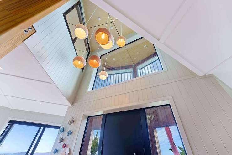 The Round House, on Wilson Way, in Waikanae, Kapiti Coast, featured in season seven of Grand Designs New Zealand. Photo / Supplied
