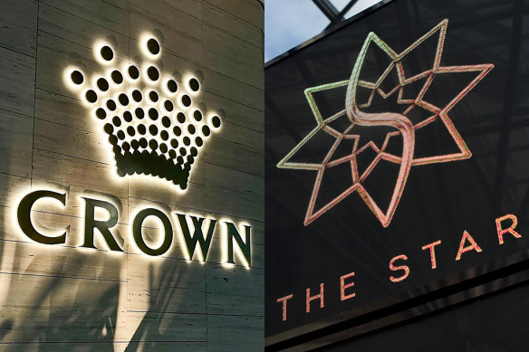 Crown and Star lost their casino licences and have faced much stronger regulation which has affected their  struggling gambling businesses. 