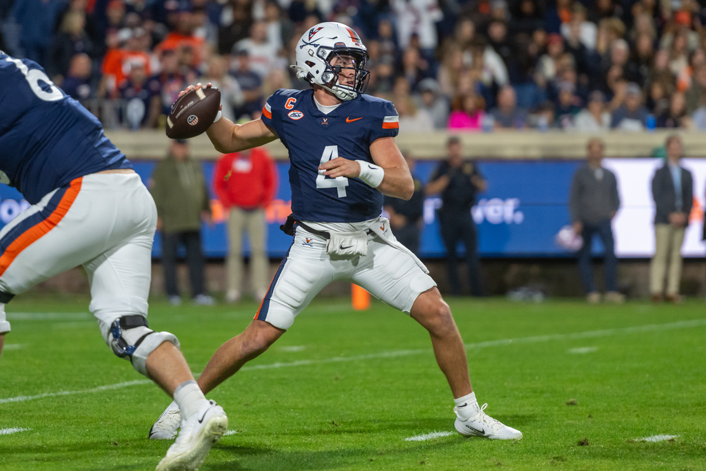 UVA QB Chandler Morris knocked out of Wake Forest game