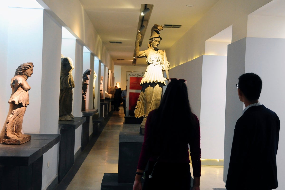 Ancient Roman-era marble statues taken in audacious theft at museum in Damascus, Syria