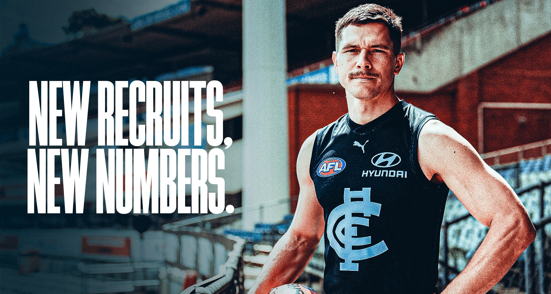 Blues confirm jumper numbers for five new recruits