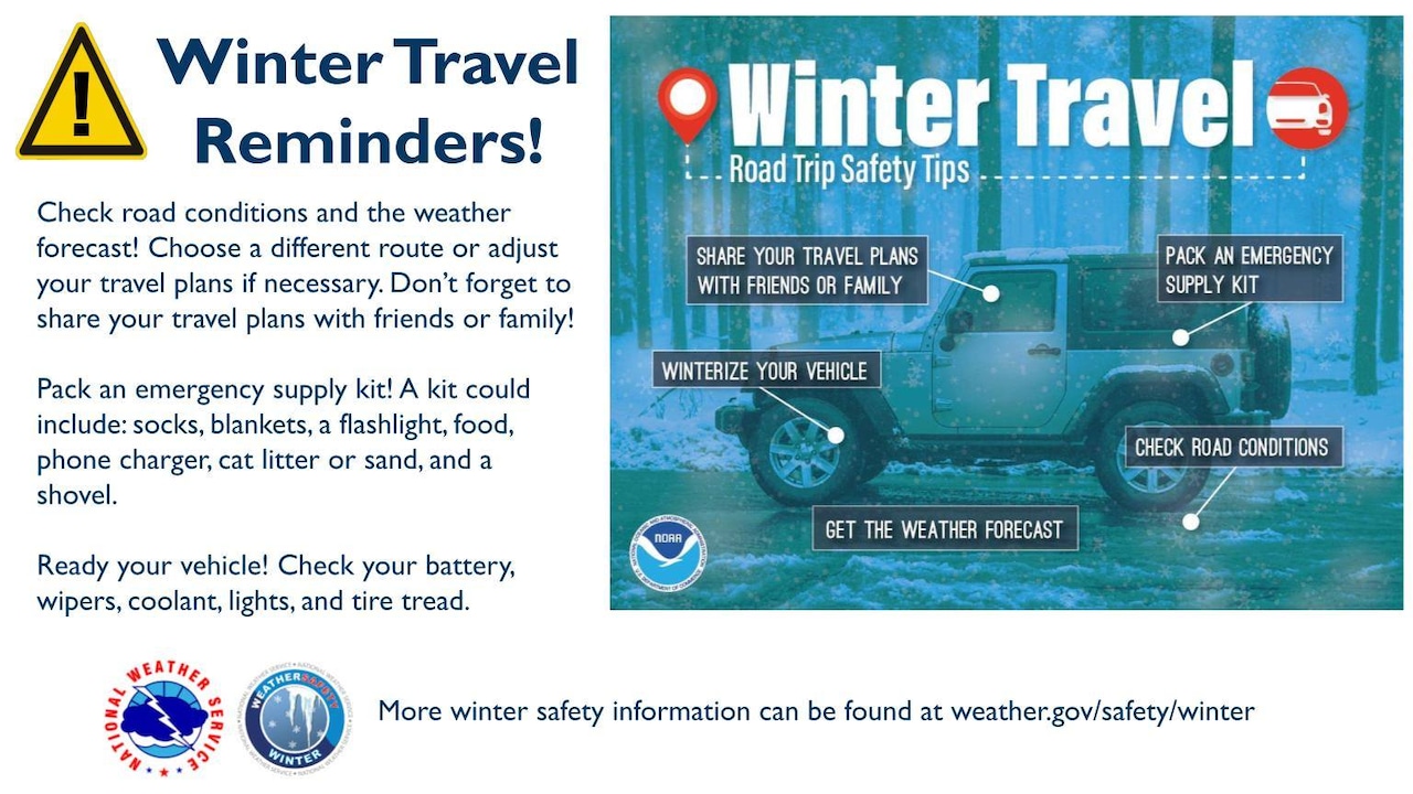 Winter Travel Reminders