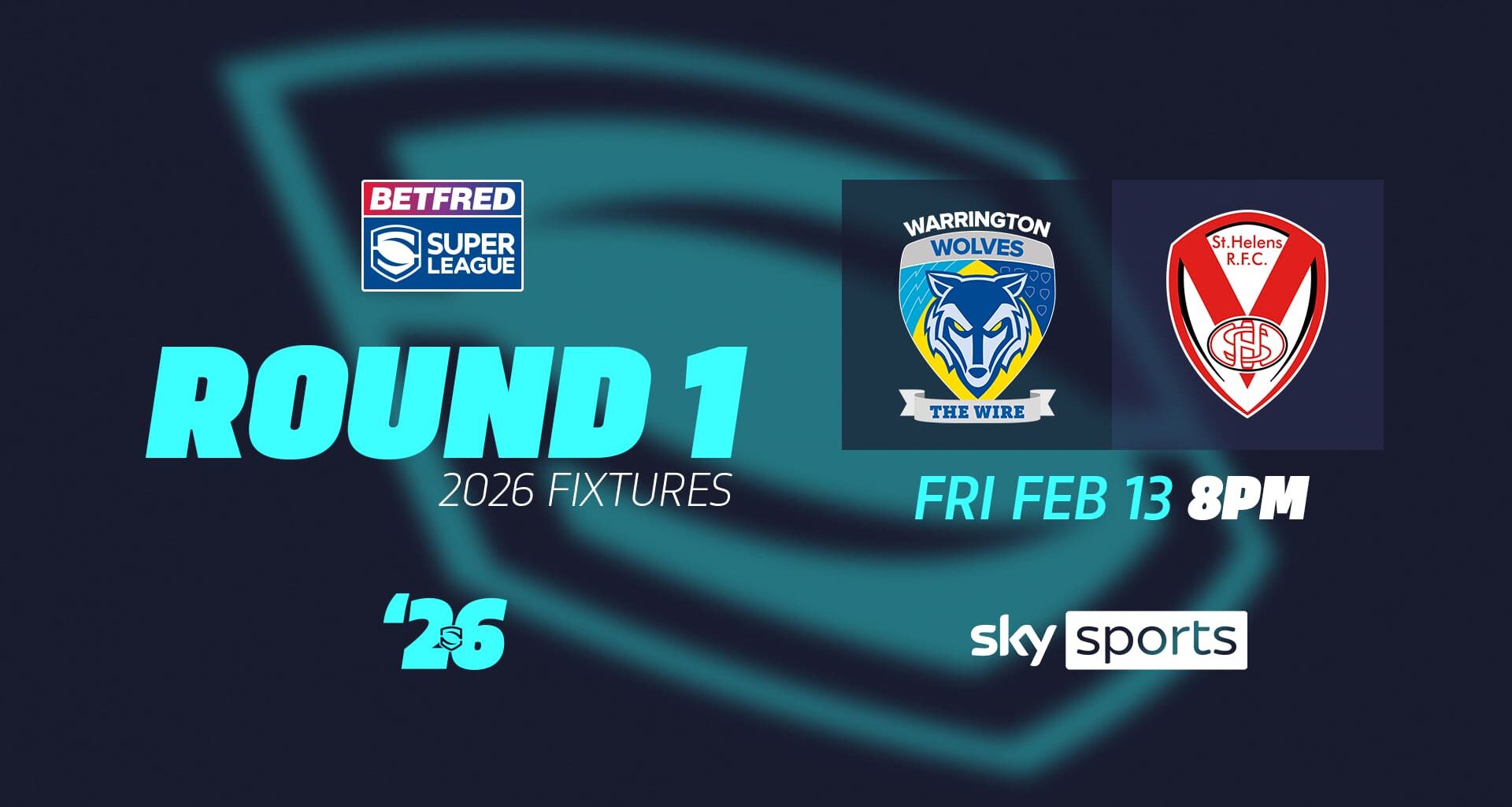 Saints start Super League 2026 away at Warrington