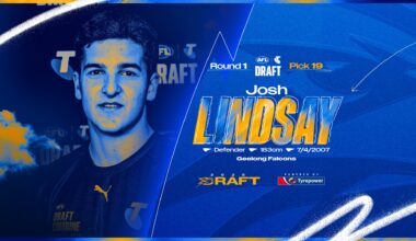 Pick 19 – Josh Lindsay