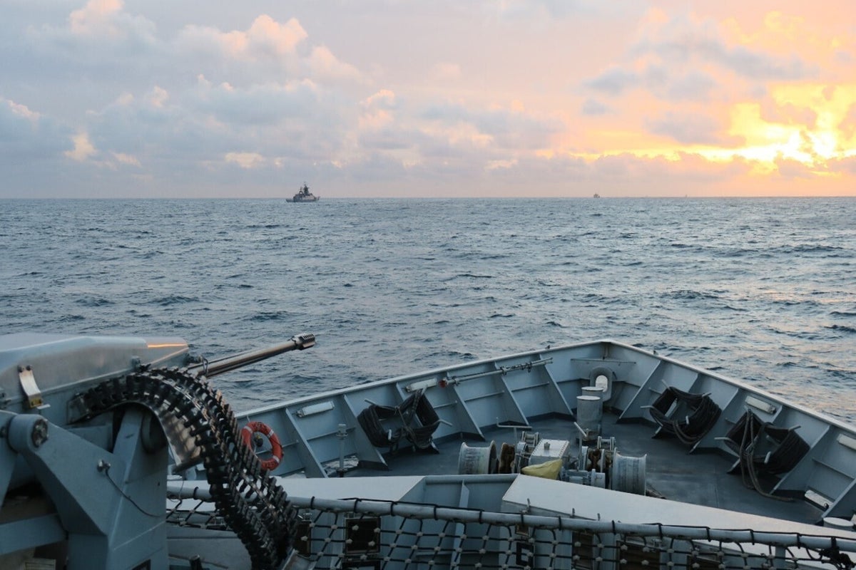 Royal Navy intercepts Russian warship and tanker as Moscow steps up activity
