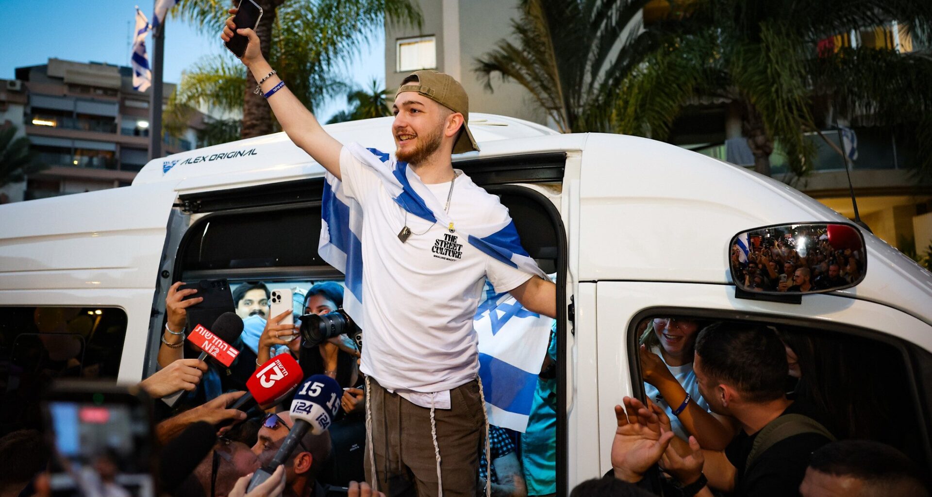 ‘Two years of praying’: Freed hostage Bar Kuperstein returns home to Holon - The Times of Israel