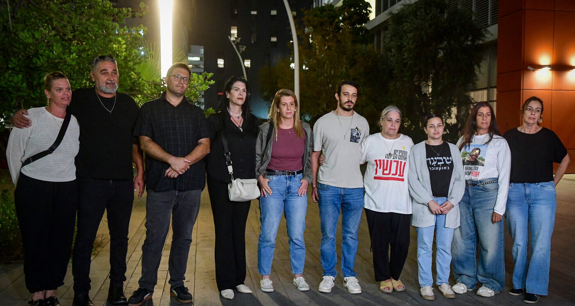 Families of deceased hostages still in Gaza demand Netanyahu 'look us in the eye'