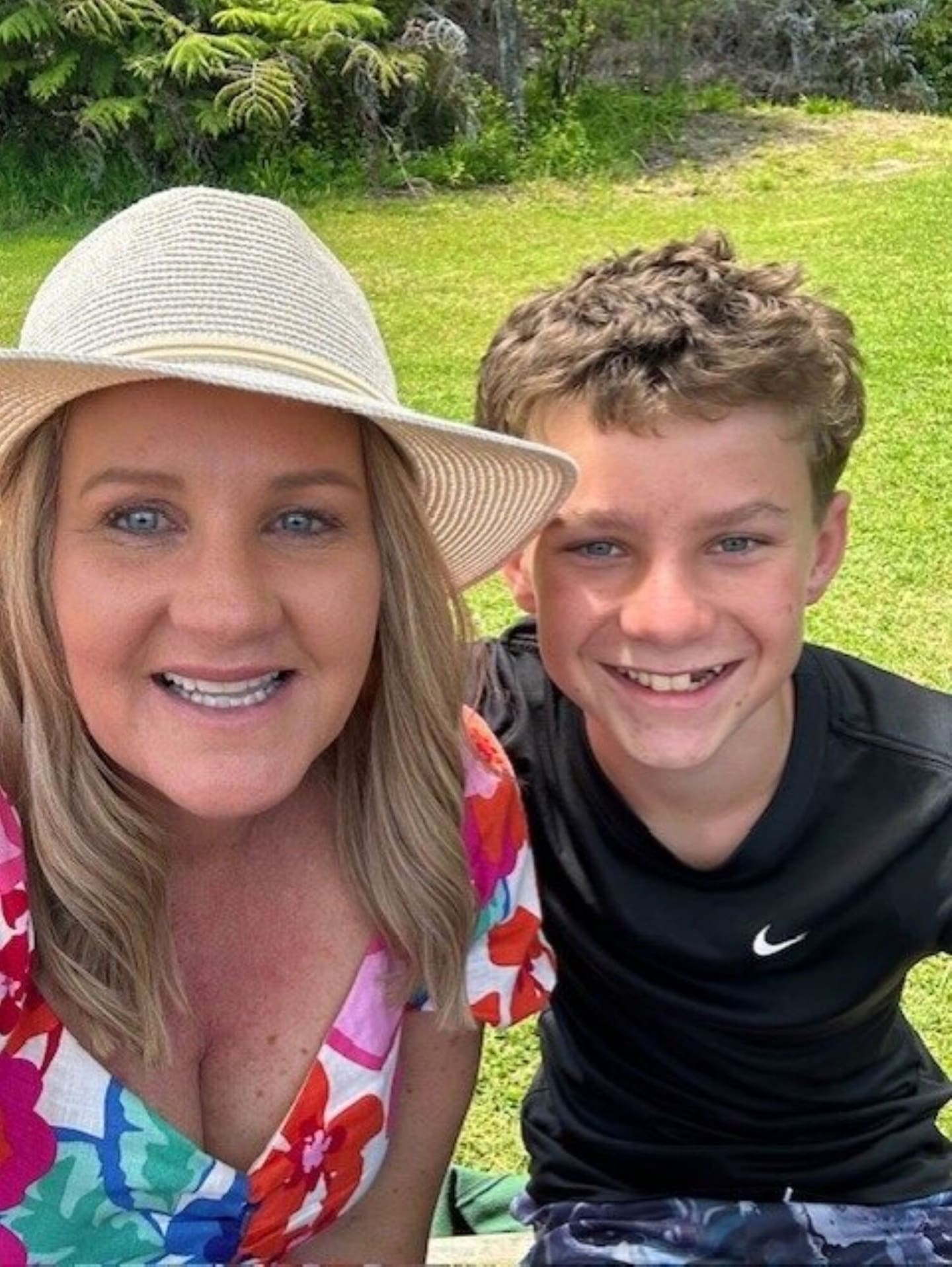 Kerry Bary with her son, Bronson. Photo / Supplied