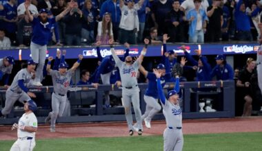Game 7 in 11th inning, Dodgers and Blue Jays tied 4-4. Live Game 7 updates here. - CTV News