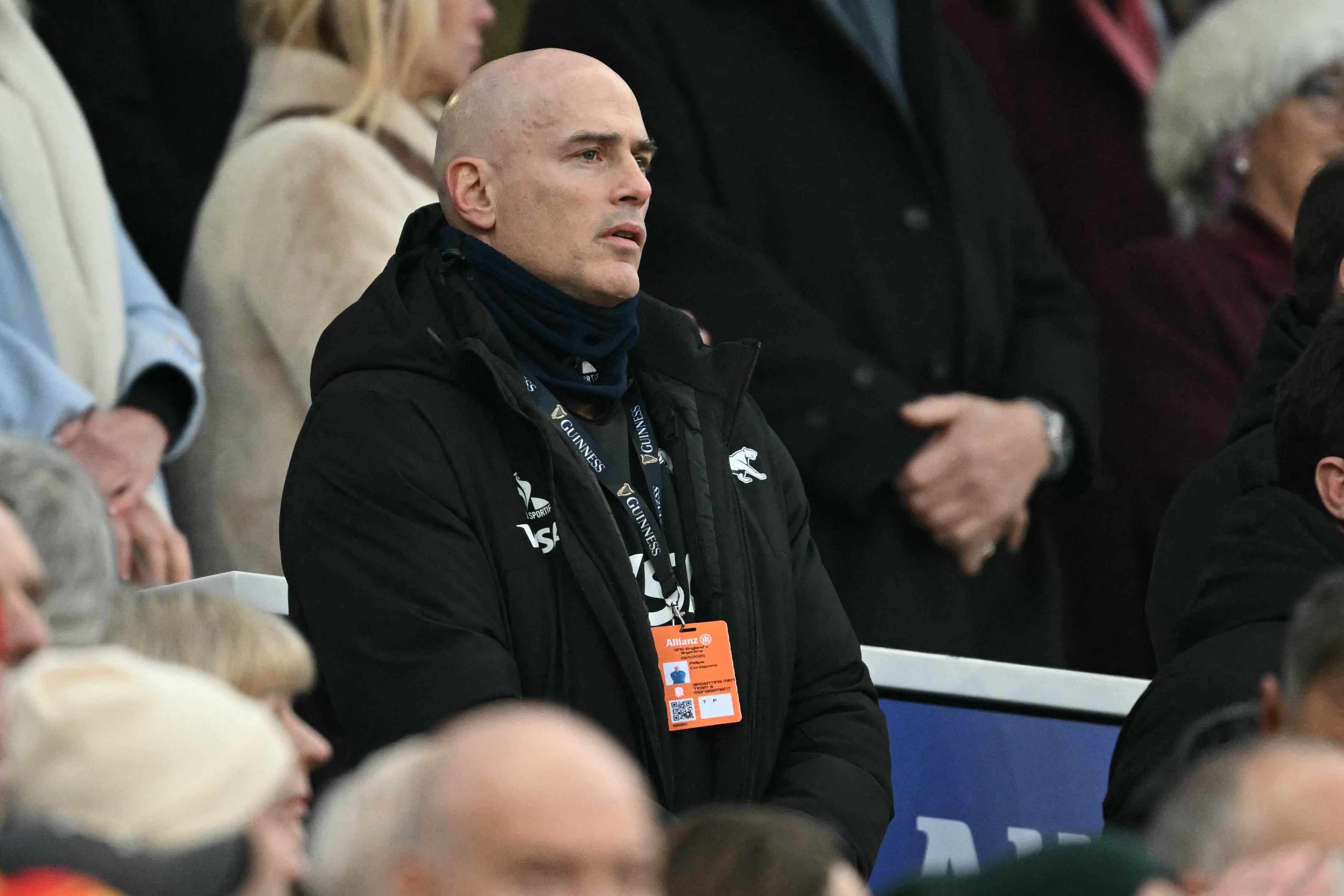 Felipe Contepomi has accused Tom Curry of shoving him in the tunnel