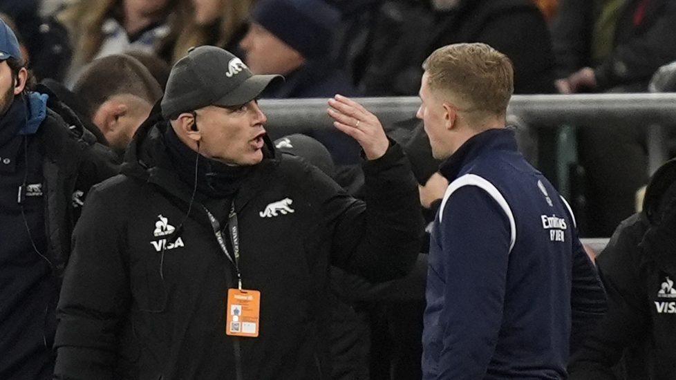 England star 'comes and just hits' him in tunnel