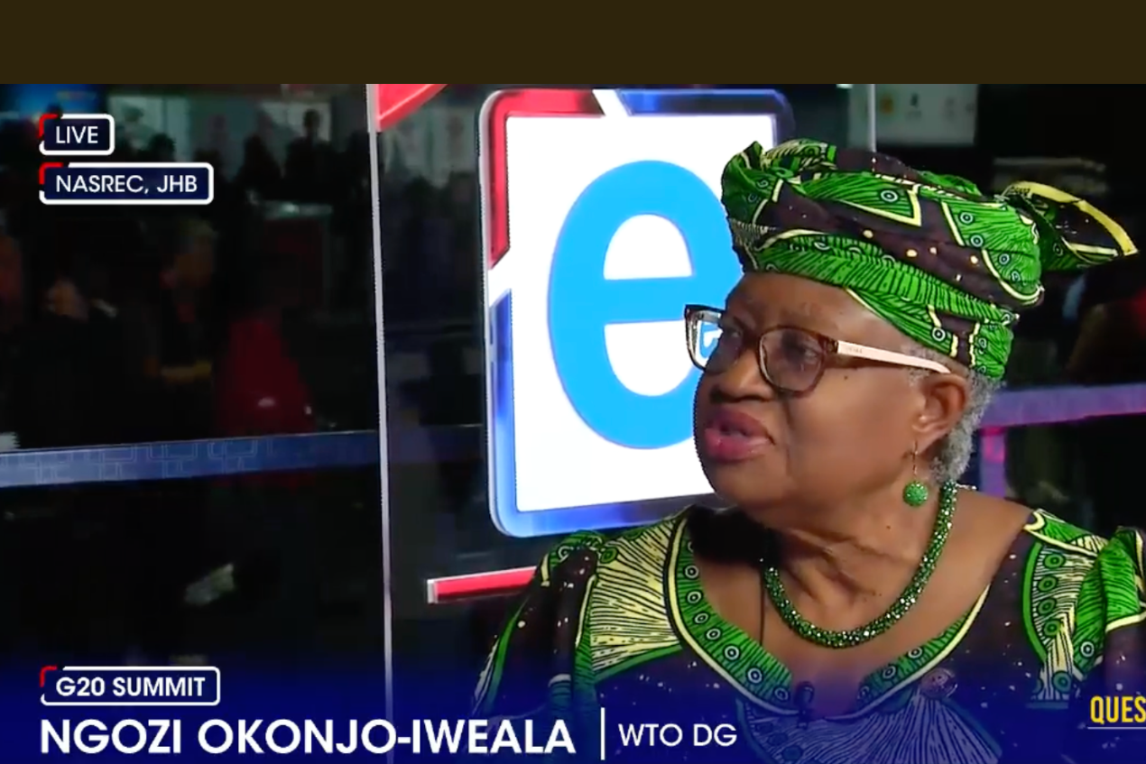 WTO Chief Urges Urgent Trade Reform as G20 Summit Wraps Up – G20 South Africa