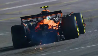 LUSAIL CITY, QATAR - NOVEMBER 30: Charles Leclerc of Monaco driving the (16) Ferrari SF-24 on his