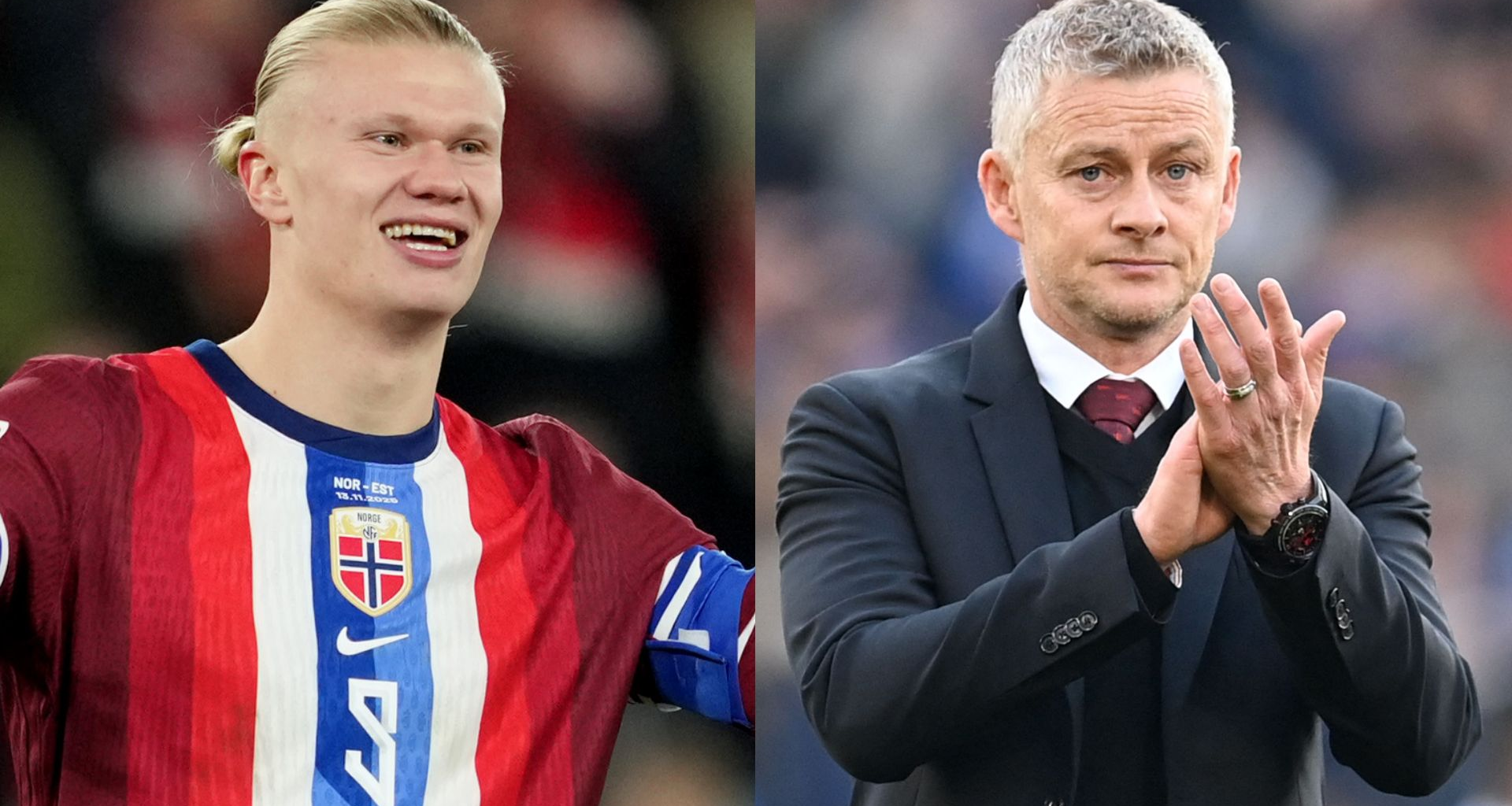 Erling Haaland Ole Gunnar Solskjaer Norway