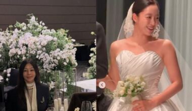 Hwang Shin-hye, Daughter Attend Hahm Eun-jung's Stunning Wedding - 조선일보