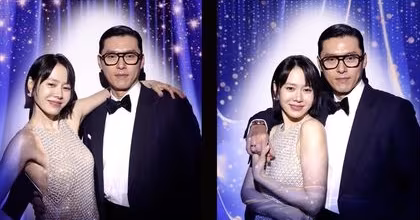 Hyun Bin and Son Ye-jin Share Post-Award Photos - 조선일보