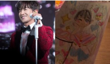 Lee Minwoo Shares Daughter's Hangul Letter on Anniversary - 조선일보