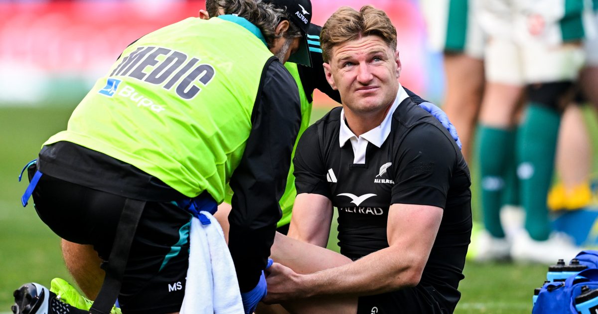 Jordie Barrett's season is over after double injury against Ireland