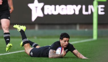 Jamie Joseph names new starting No.10 for All Blacks XV against Uruguay 