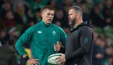 Sam Prendergast defended after 'loaded questions' aimed at Ireland flyhalf