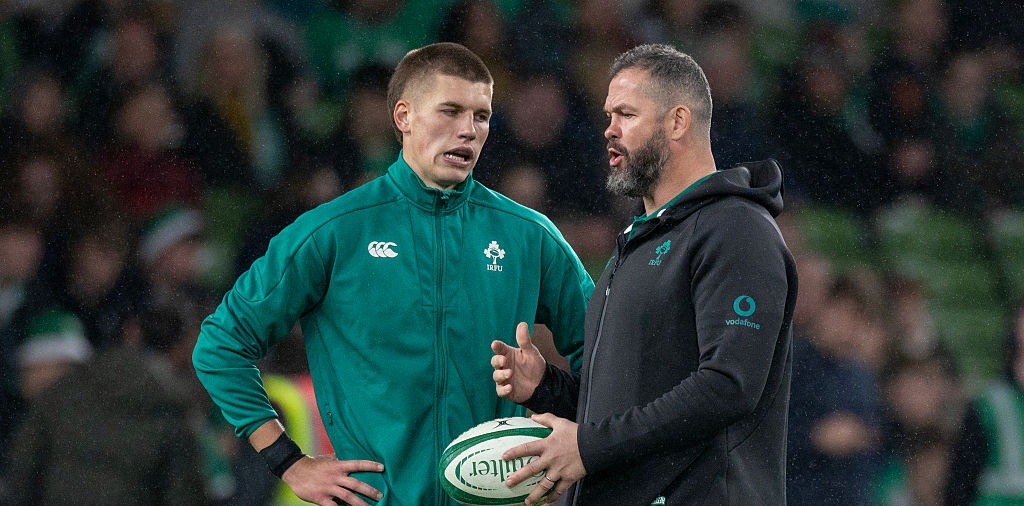 Sam Prendergast defended after 'loaded questions' aimed at Ireland flyhalf