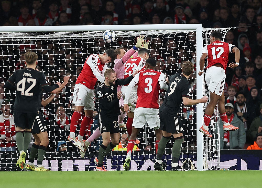 Jurrien Timber scored from yet another Arsenal set-piece