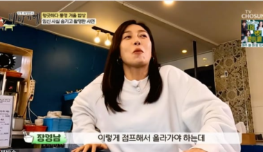 Jang Young-nam Films Sea Scene While Five Months Pregnant at 42 - 조선일보