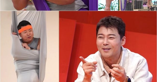 Flying Yoga Couple Sparks Comedy Crisis on 'Boss's Ears Are Donkey Ears' - 조선일보