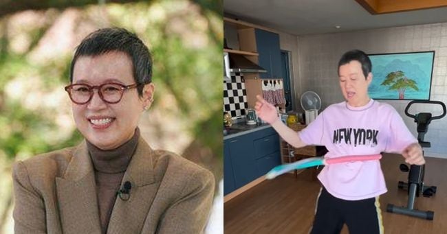 Park Mi-sun battles cancer via hula hoop exercise - 조선일보