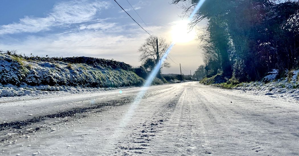 Roads in treacherous condition around county ahead of thaw 