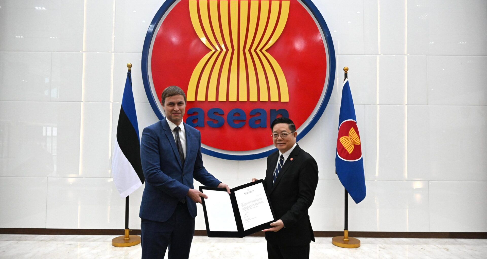 Secretary-General of ASEAN receives Letter of Credence from Ambassador of the Republic of Estonia to ASEAN